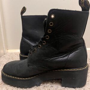 Size 9 black Dr marten boots
